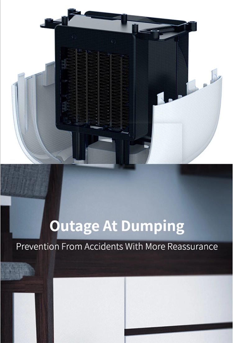 Ceramic personal Space PTC heater Oscillating with Tip-Over and Overheating Protection